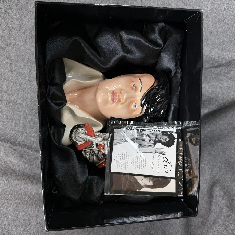 Royal Doulton Elvis Presley Viva Las Vegas TCB Character Jug EP10 Ltd‎ Ed Box
